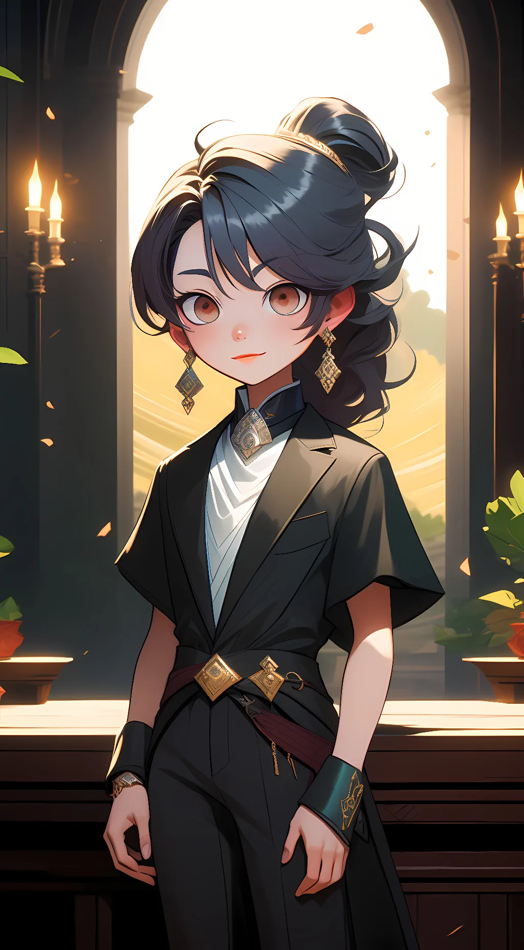 ai character: Sapphire background