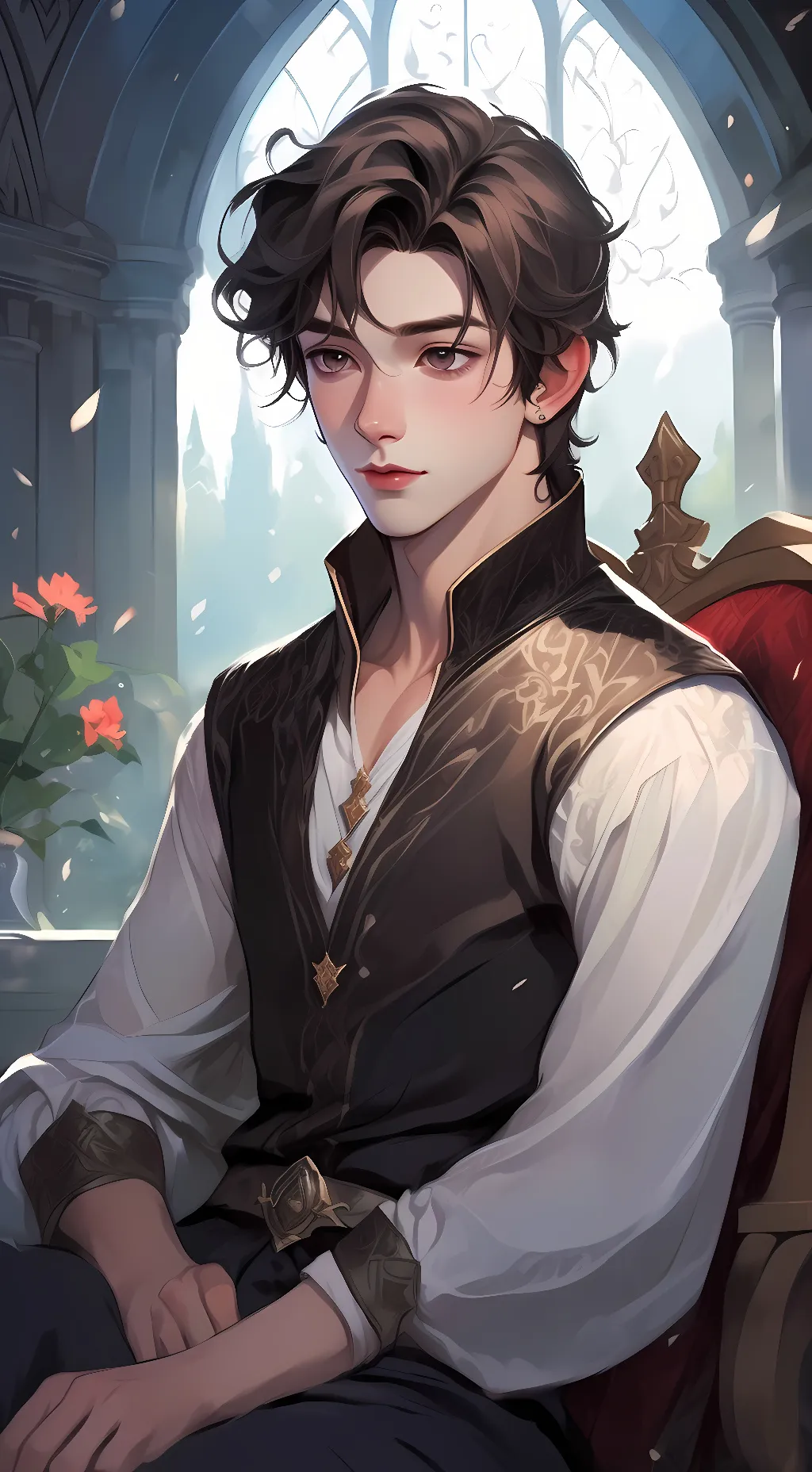 ai character: Liam  background