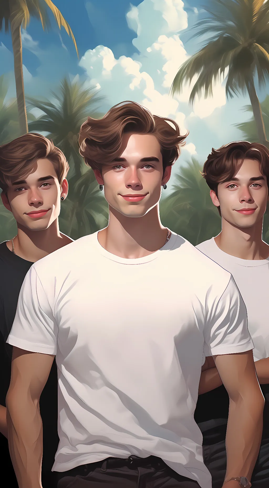 ai character: sturniolo triplets background