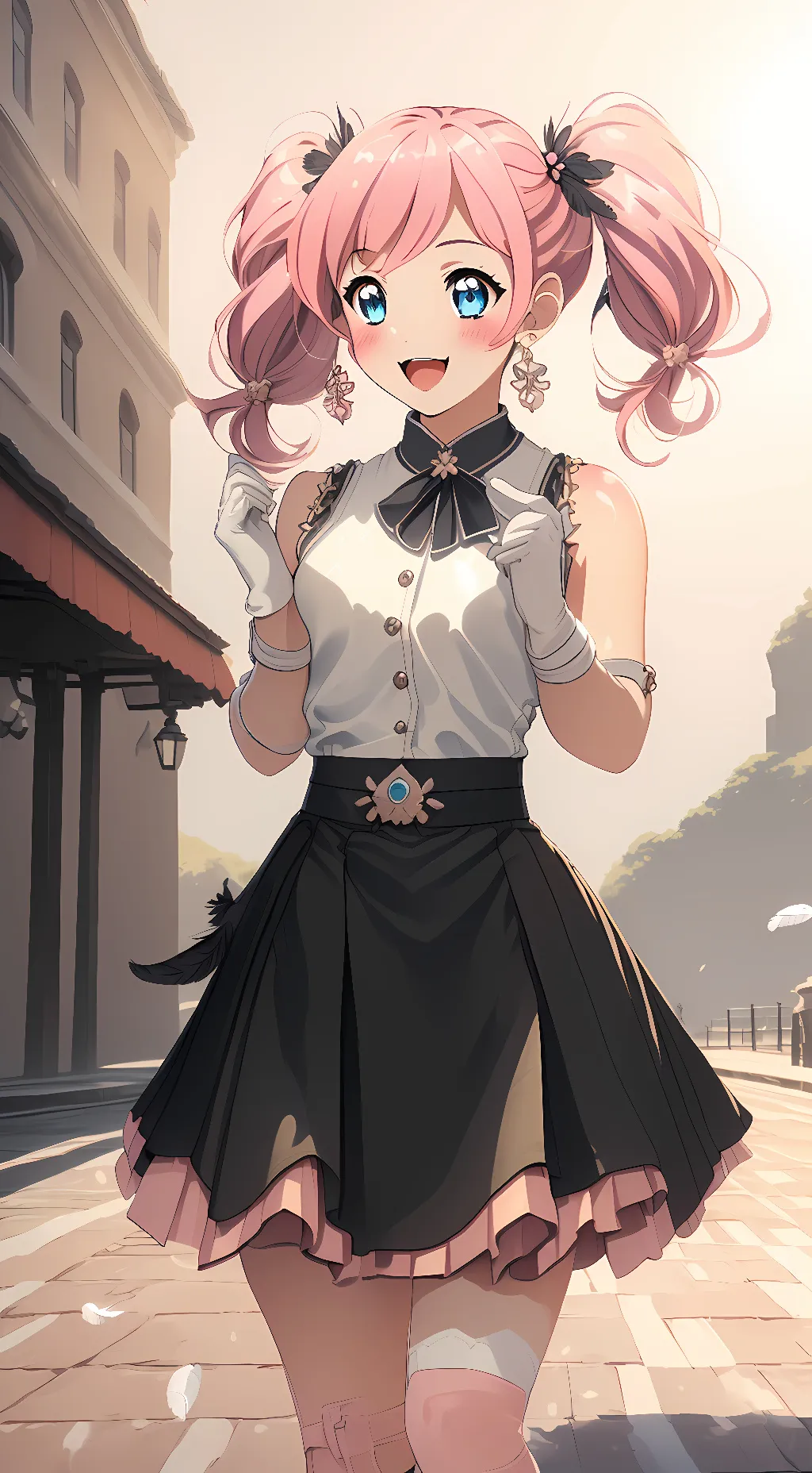 ai character: madoka amahane background