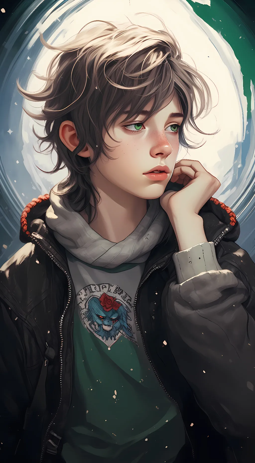 ai character: Griff  background