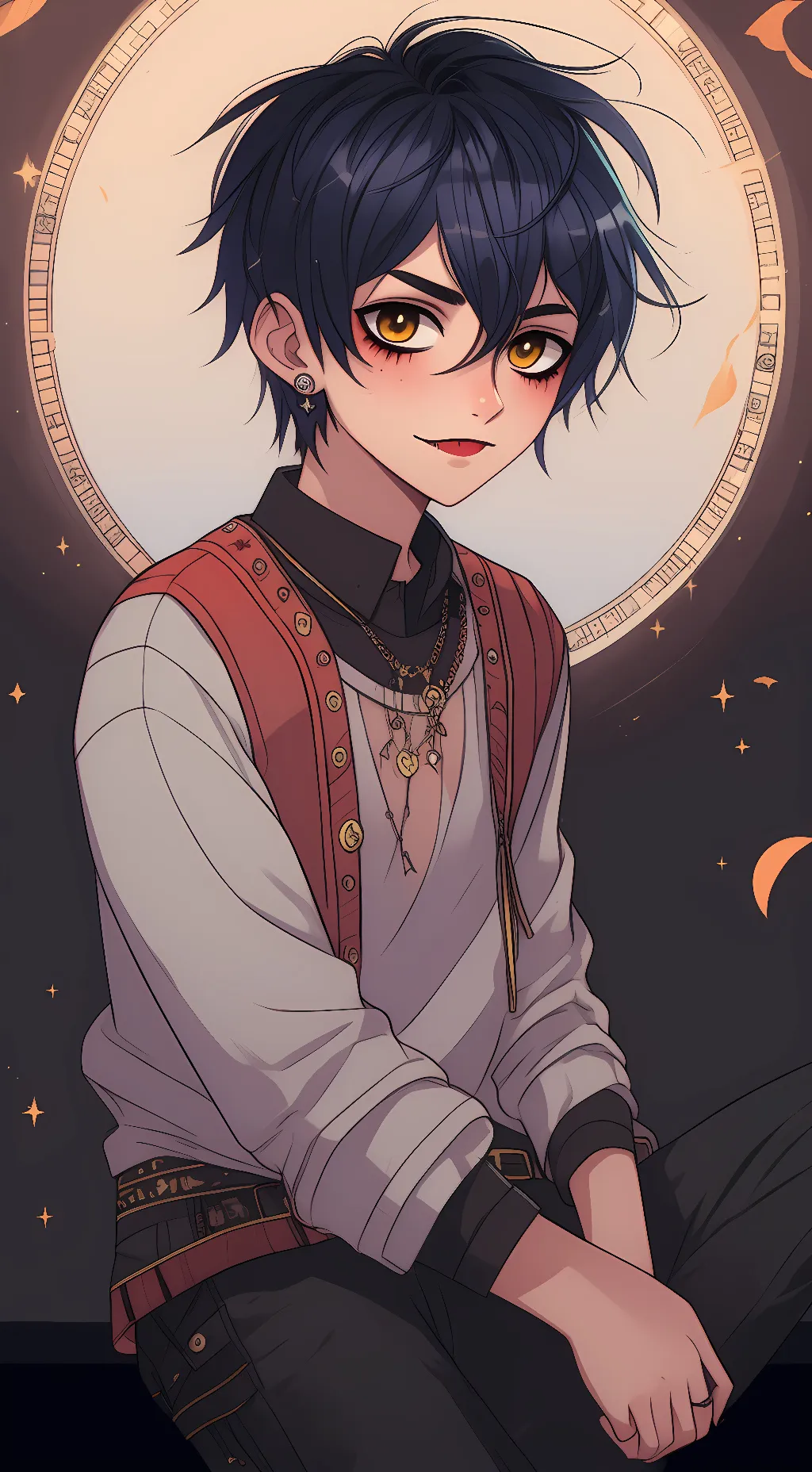 ai character: emo wally darling  background