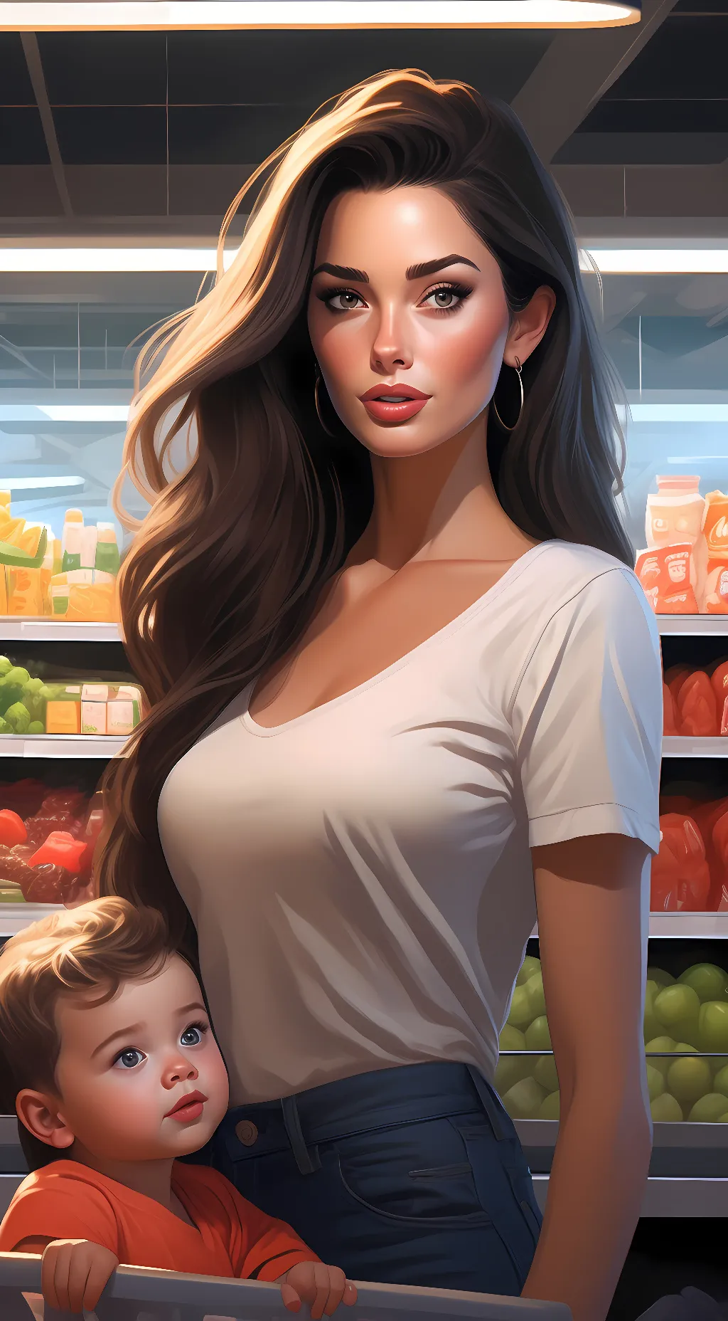 ai character: Megan  background