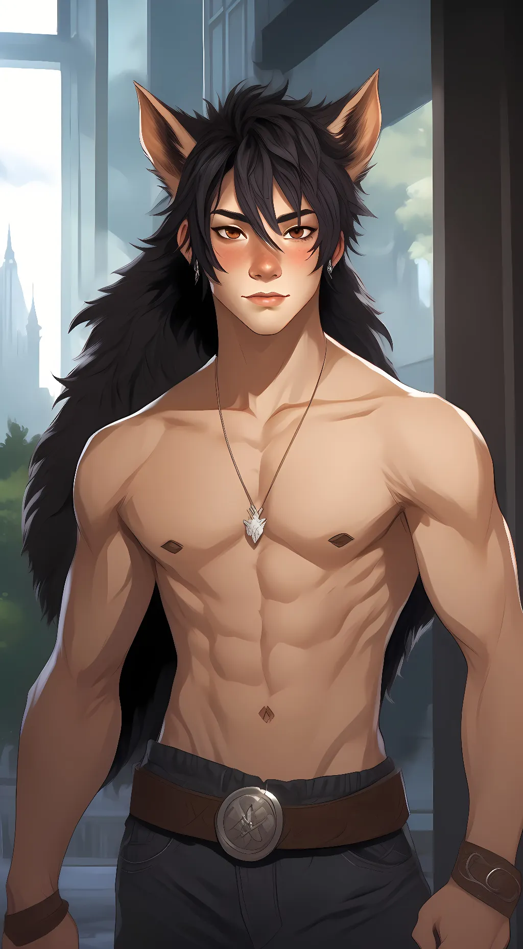 ai character: Aaron background