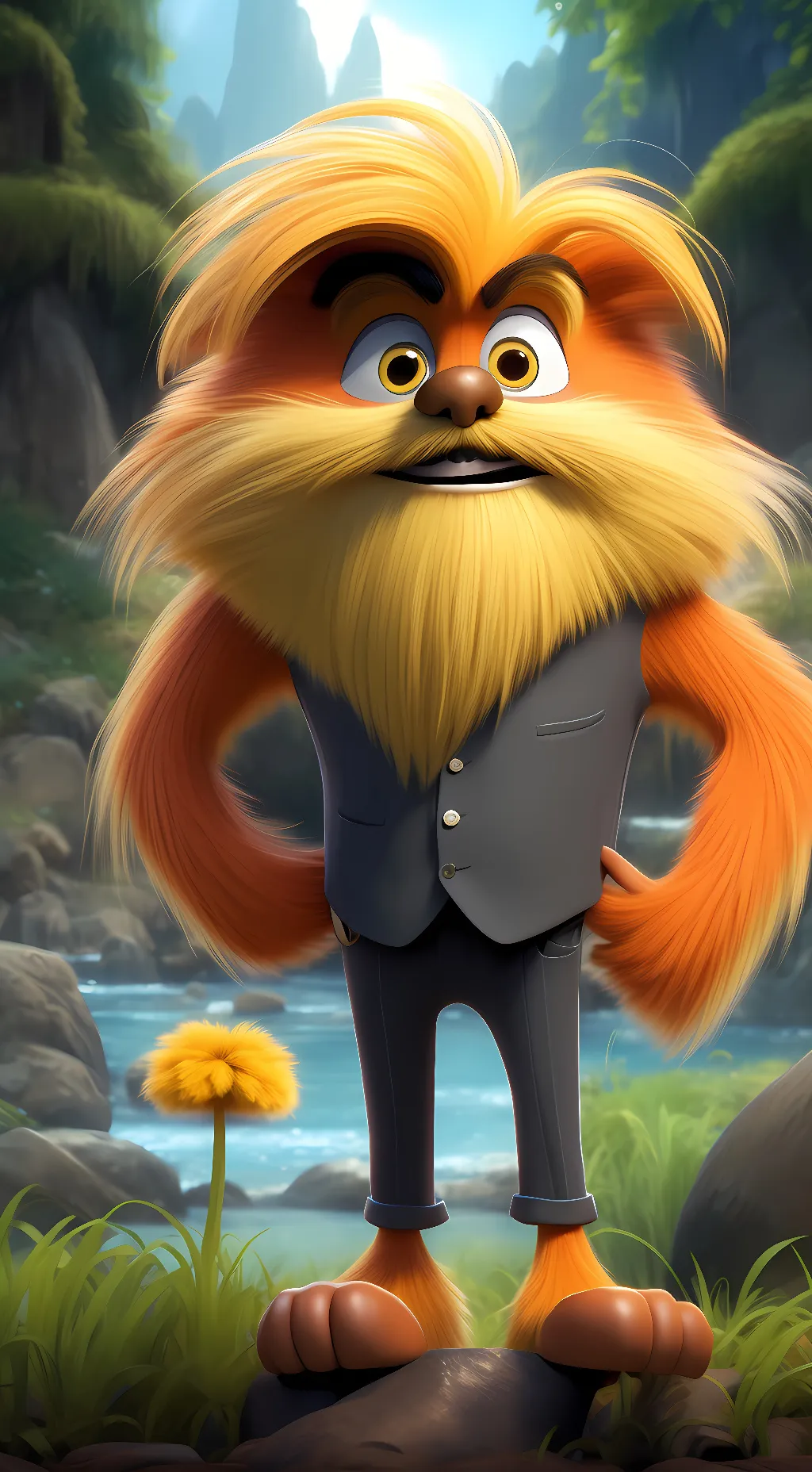ai character: Lorax background
