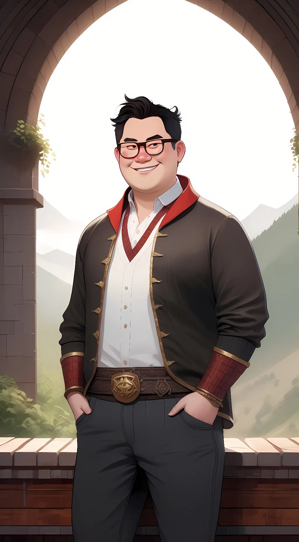 ai character: Jun Rong background