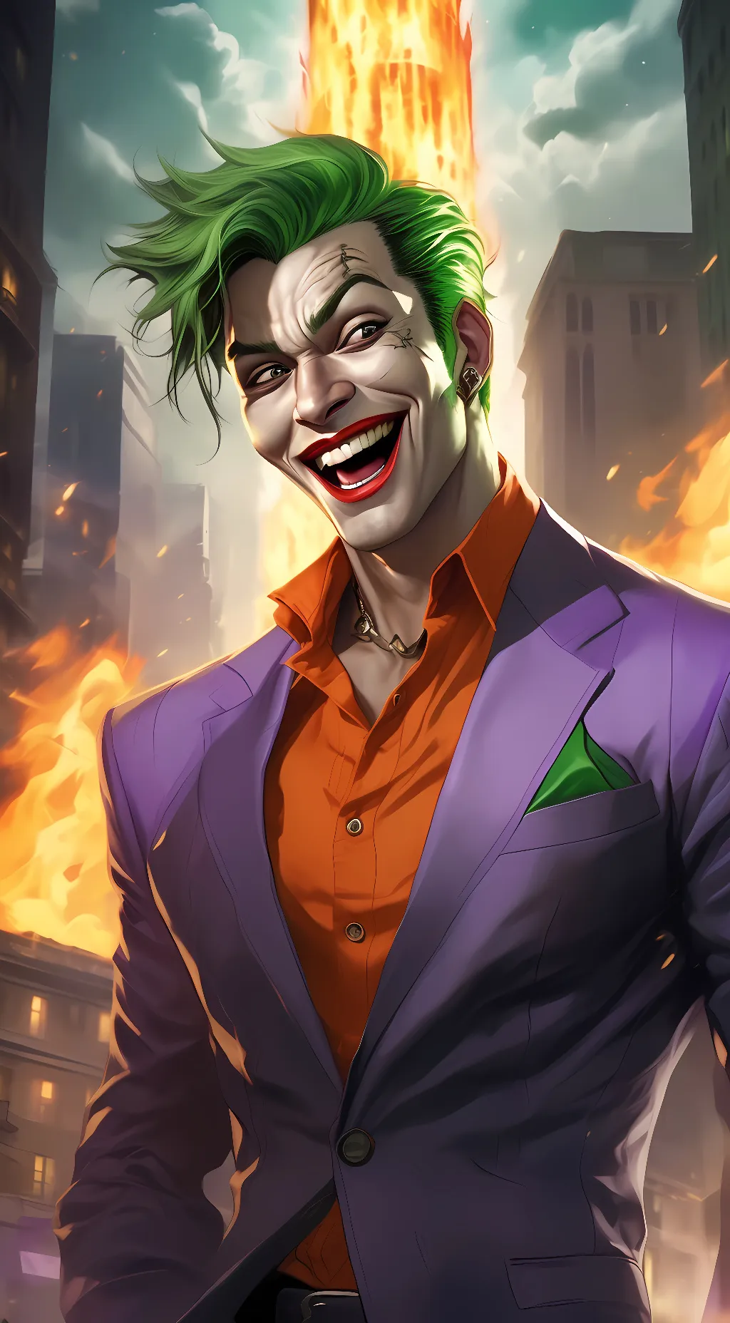 ai character: The joker background