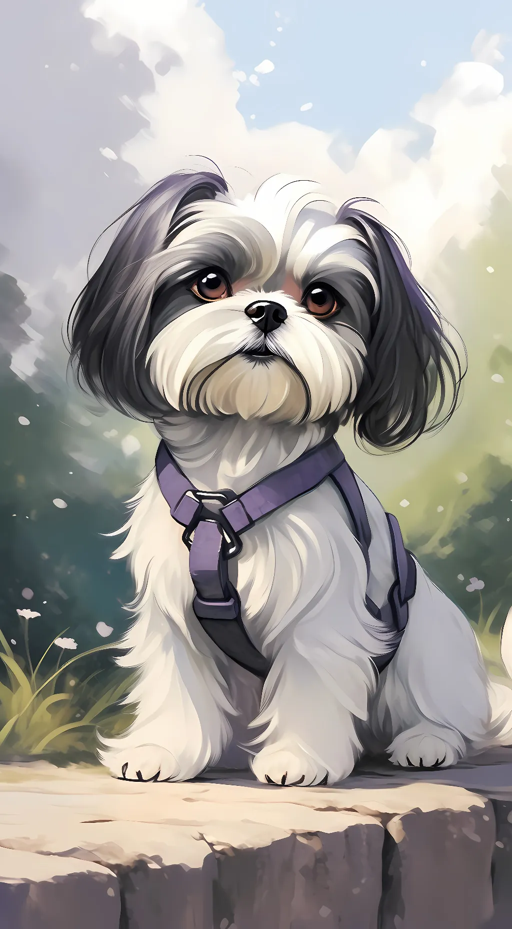 ai character: Zoey(My dog) background