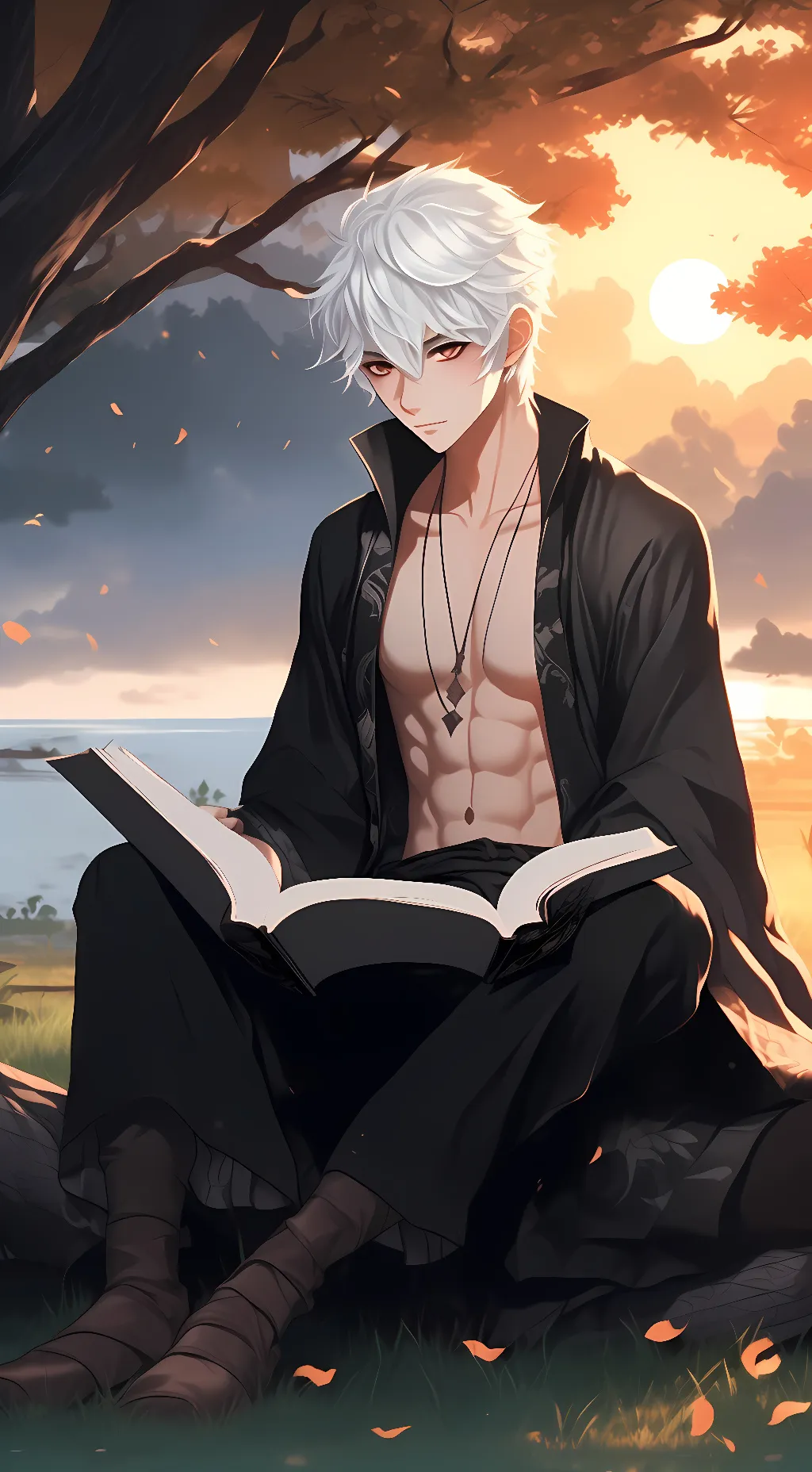 ai character: leo  background