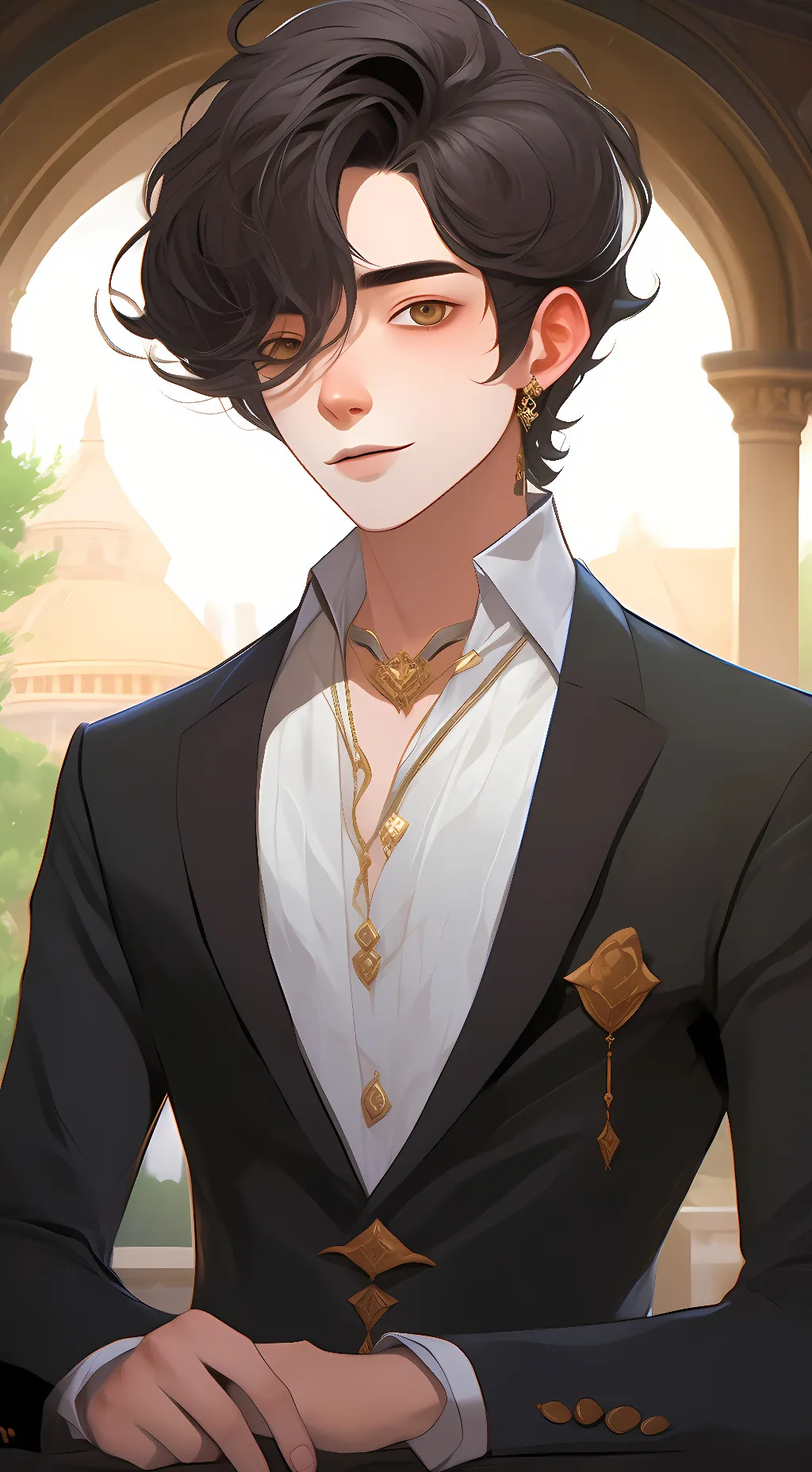 ai character: Leo background