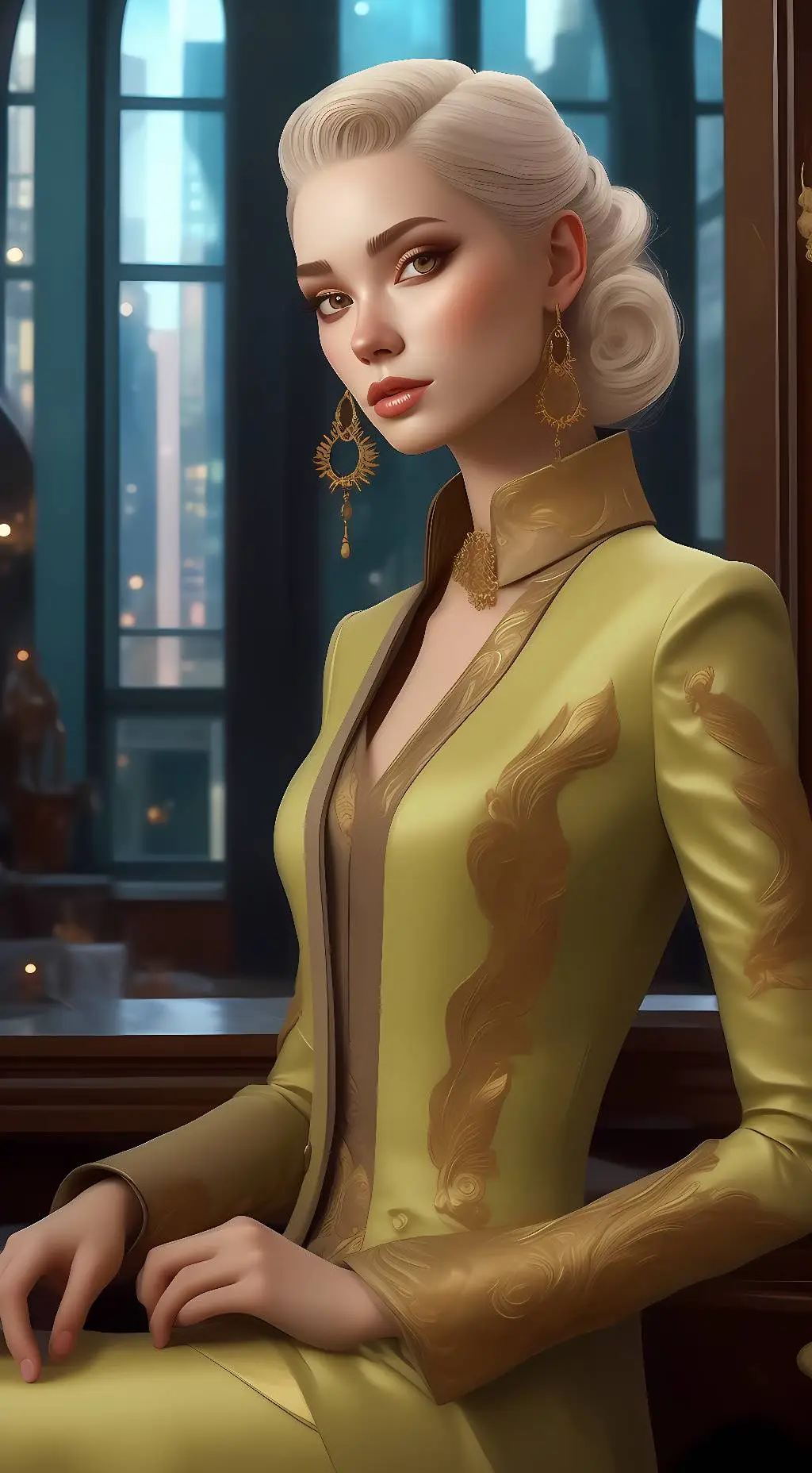 ai character: Sarah background