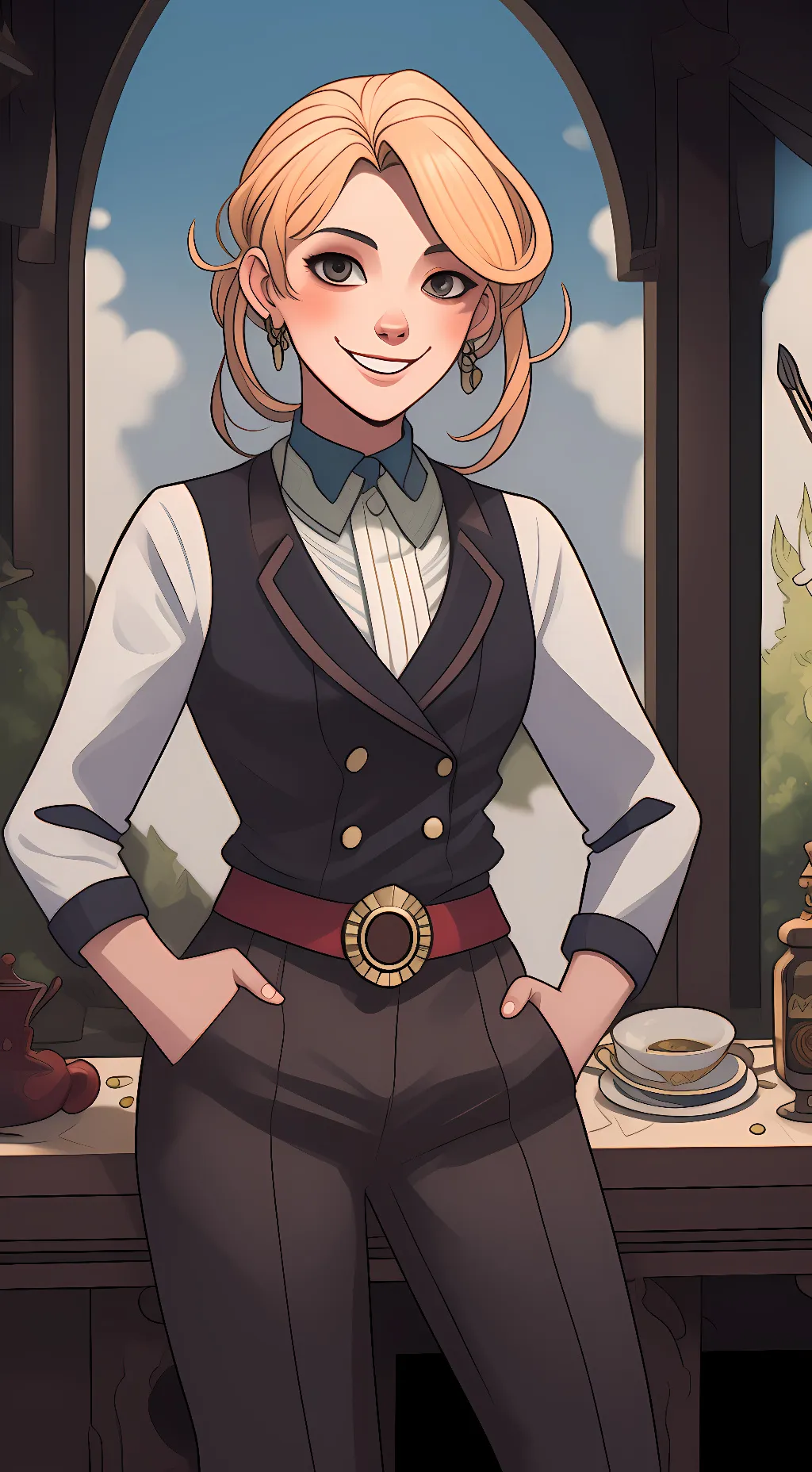 ai character: Rebecca Thompson background