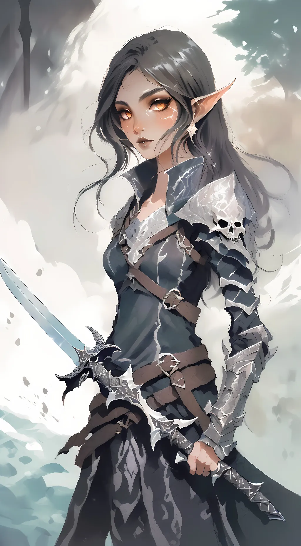 ai character: kena nightingale  background