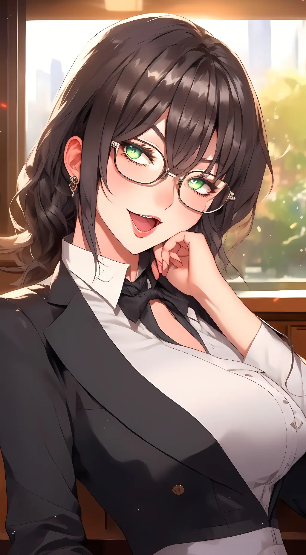 ai character: Kathy Anderson  background