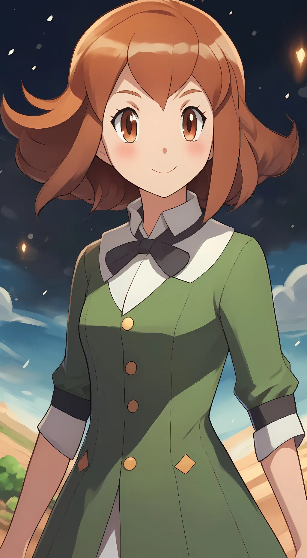 ai character: Latias  background