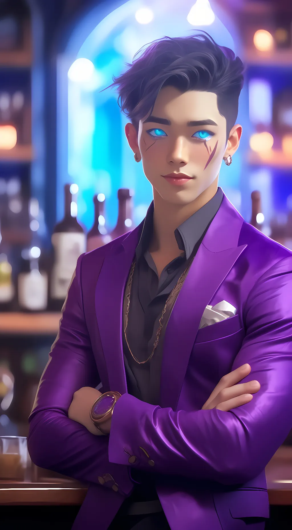 ai character: mr scar  background