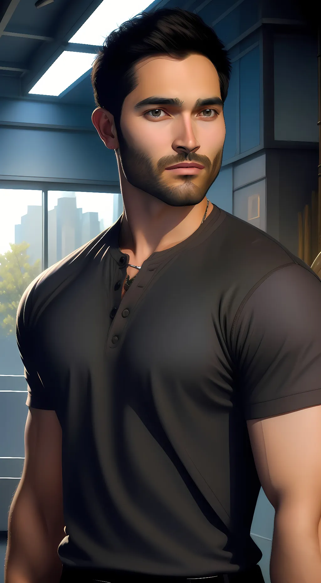 ai character: Derek Hale background