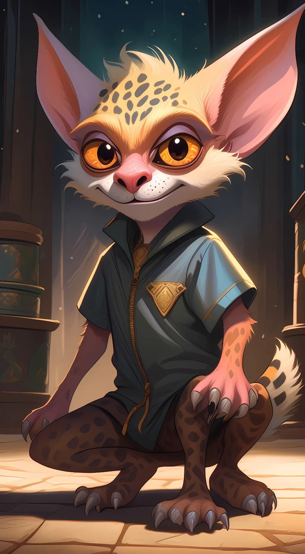 ai character: daffy background