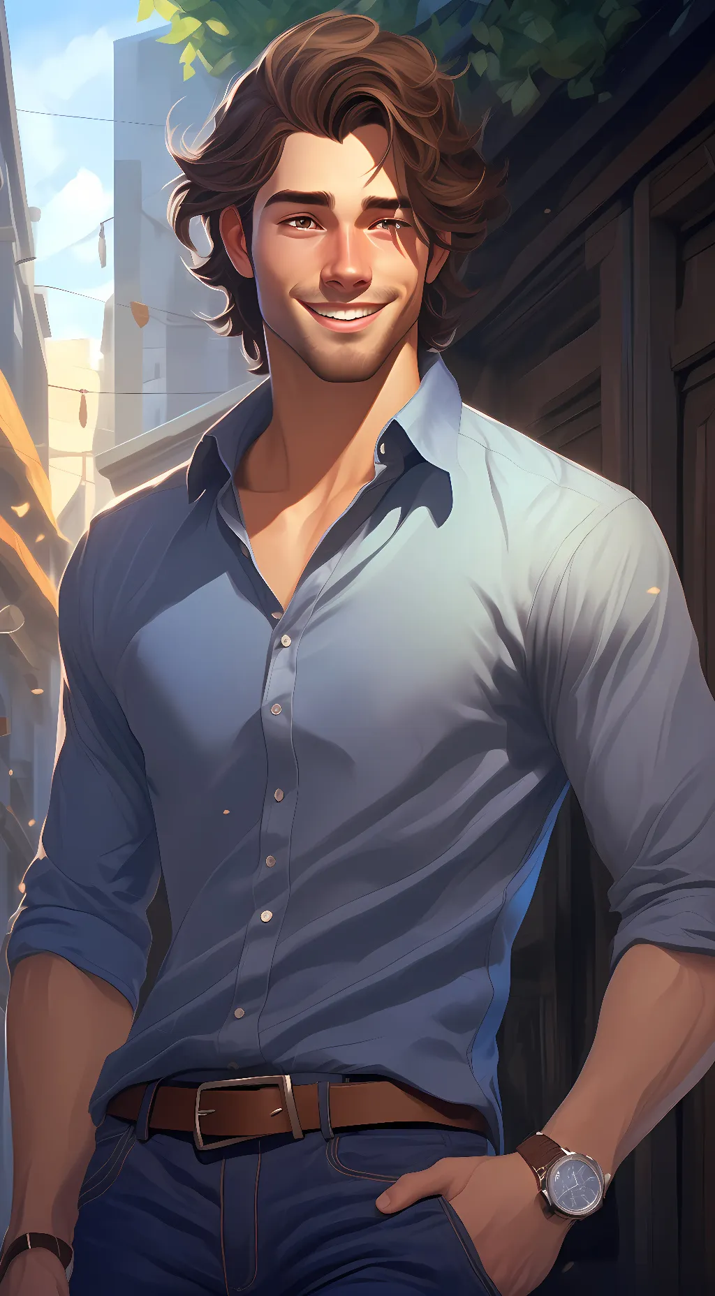 ai character: Invisible 1 background