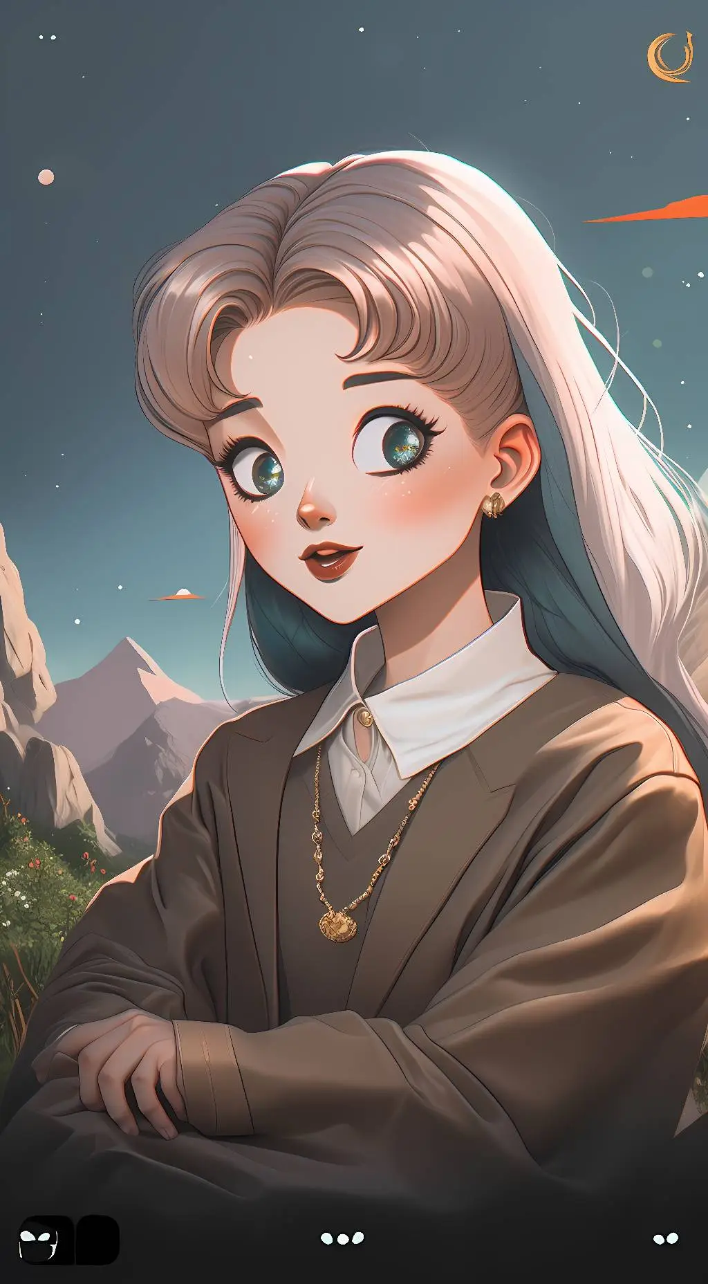 ai character: Oreithyia  background