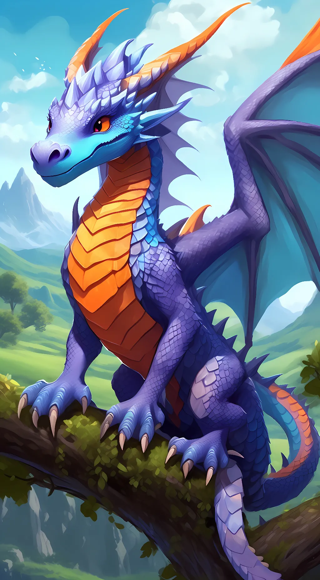 ai character: Ryoku background