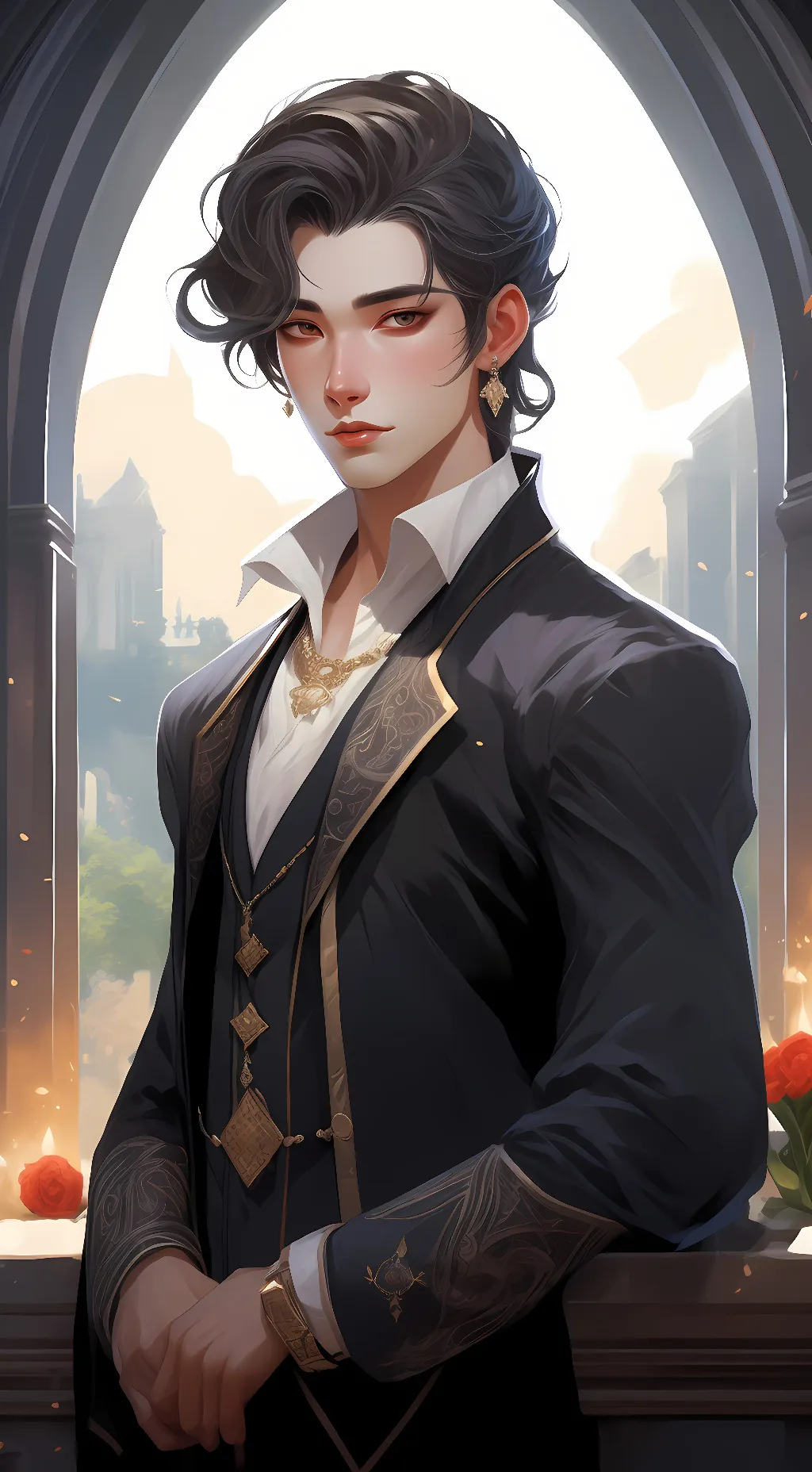 ai character: Aiden Markham background