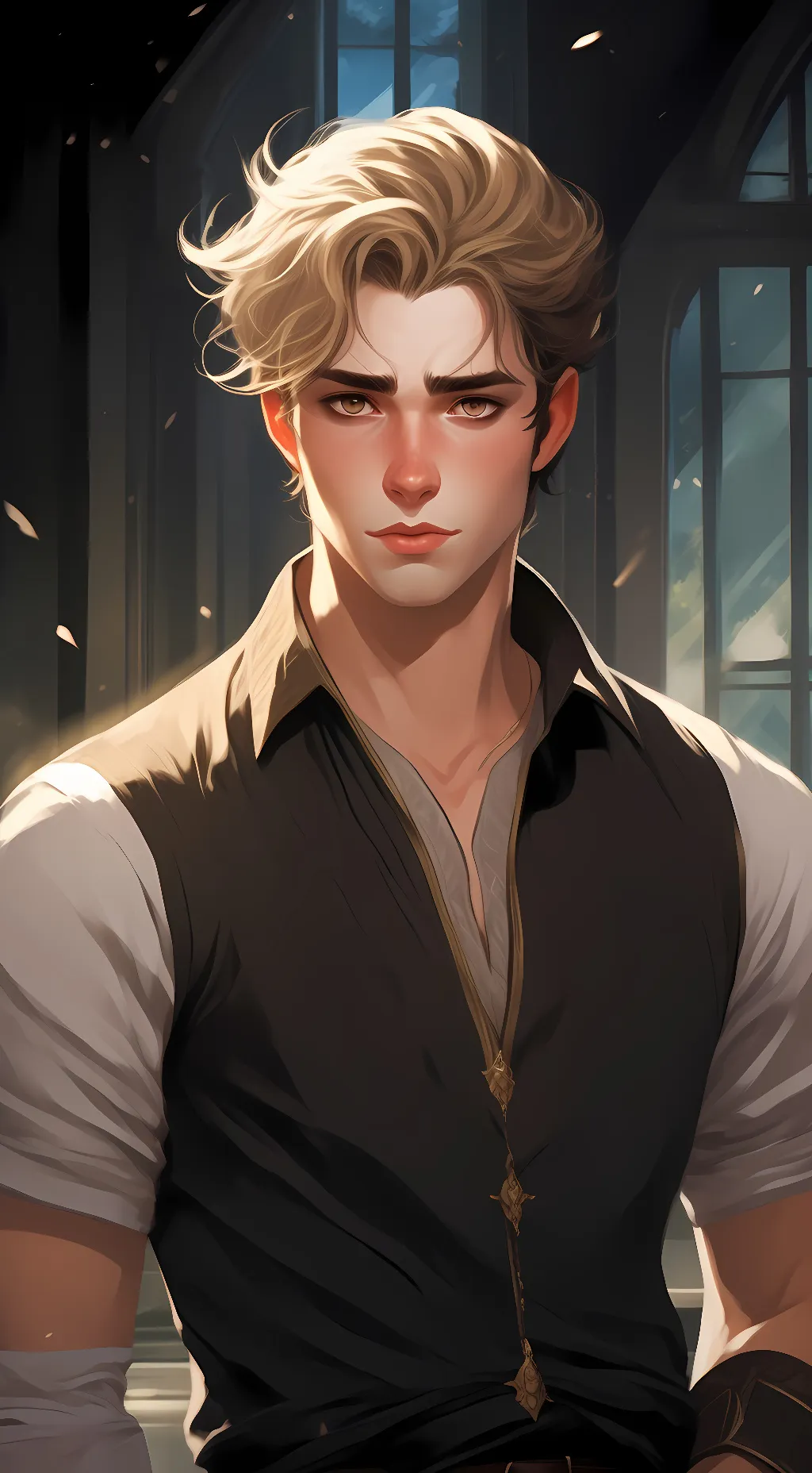 ai character: Milo fromo background