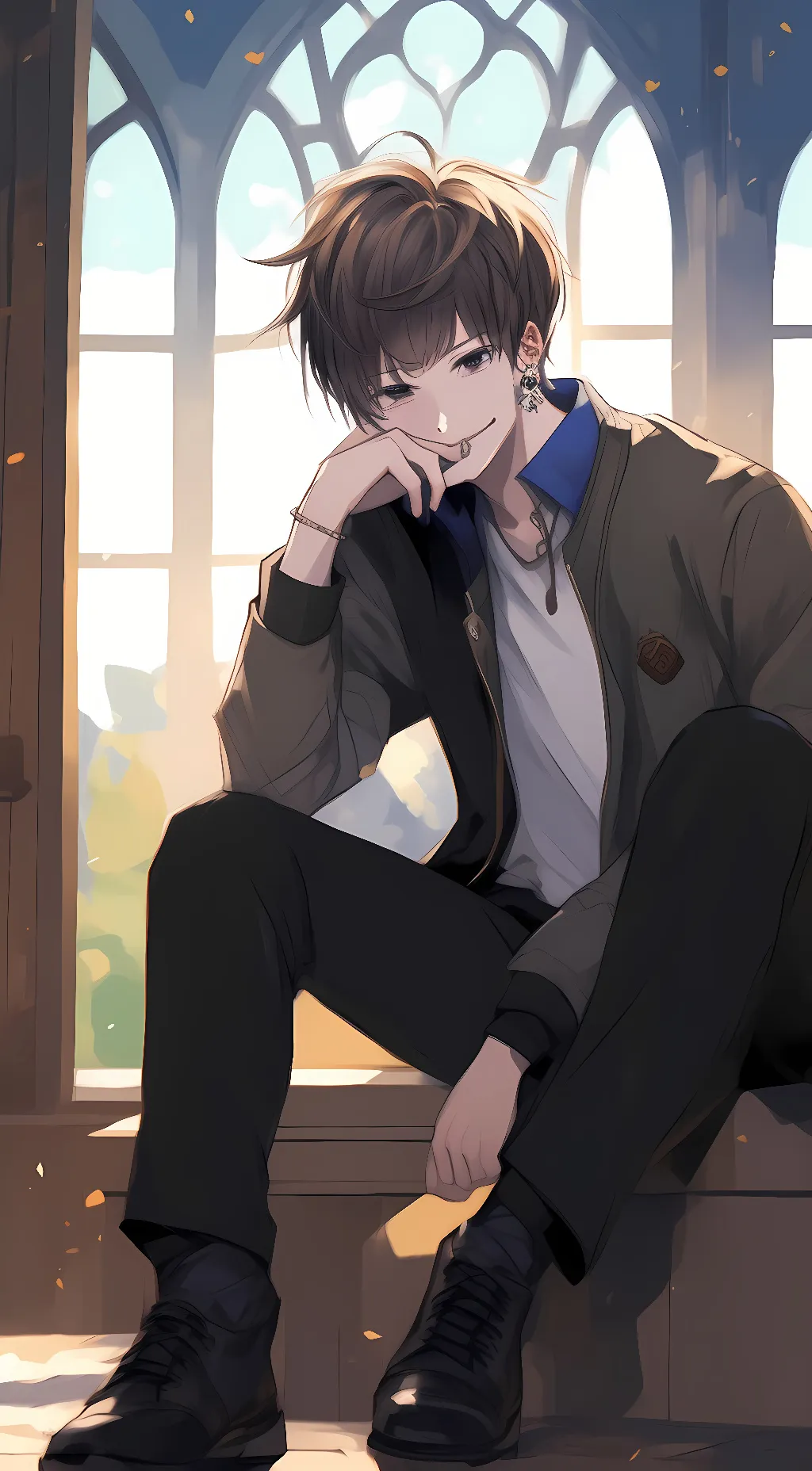 ai character: Tyler Francis  background