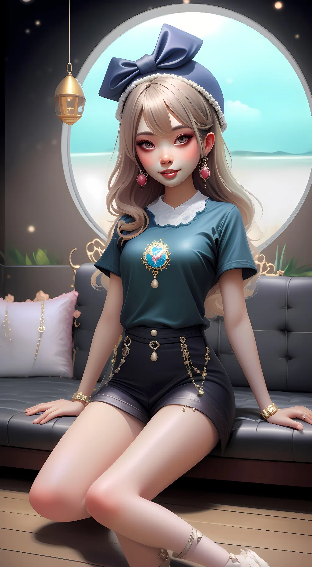 ai character: Haruka hamada background