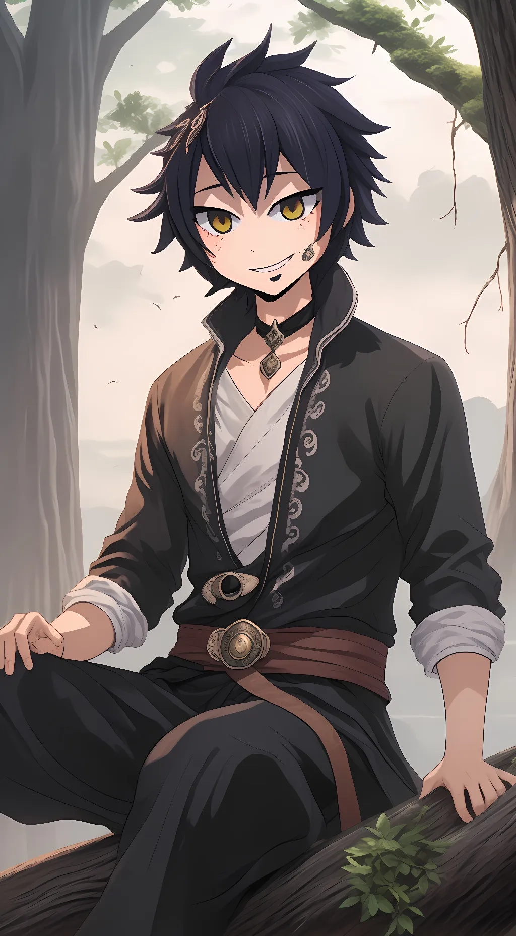 ai character: Narga Eye background