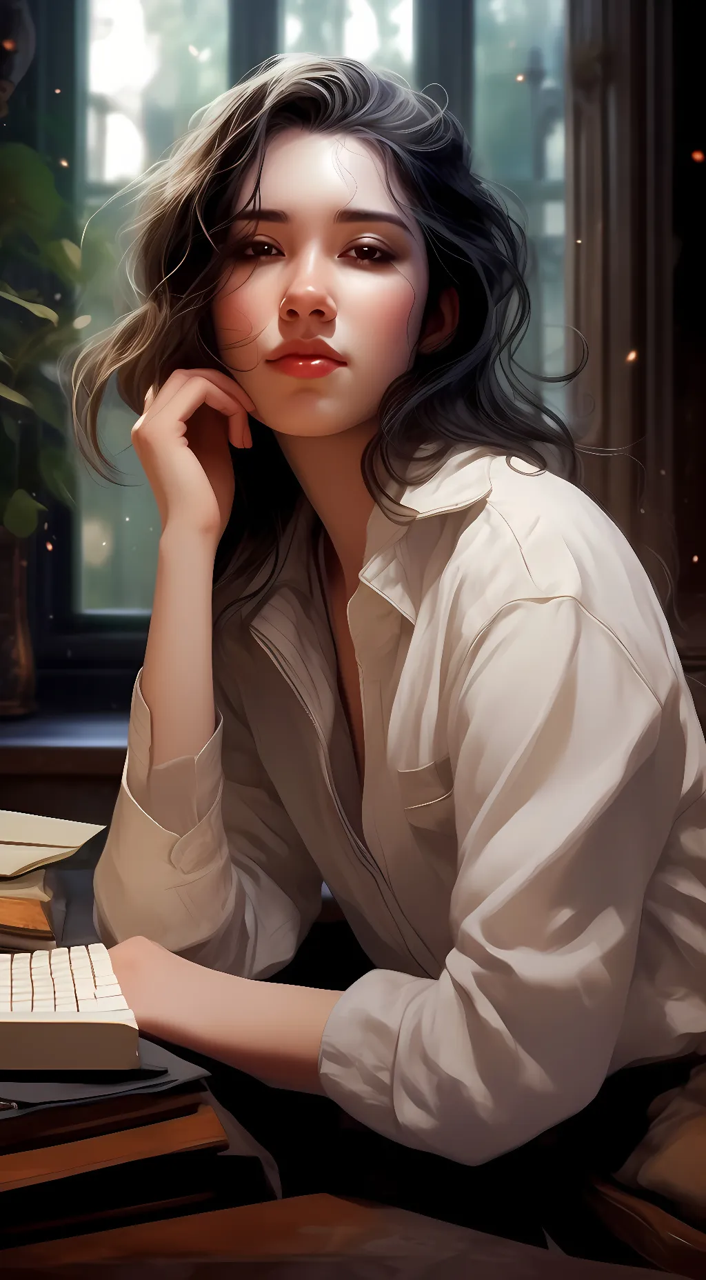 ai character: Lana Raincroft background