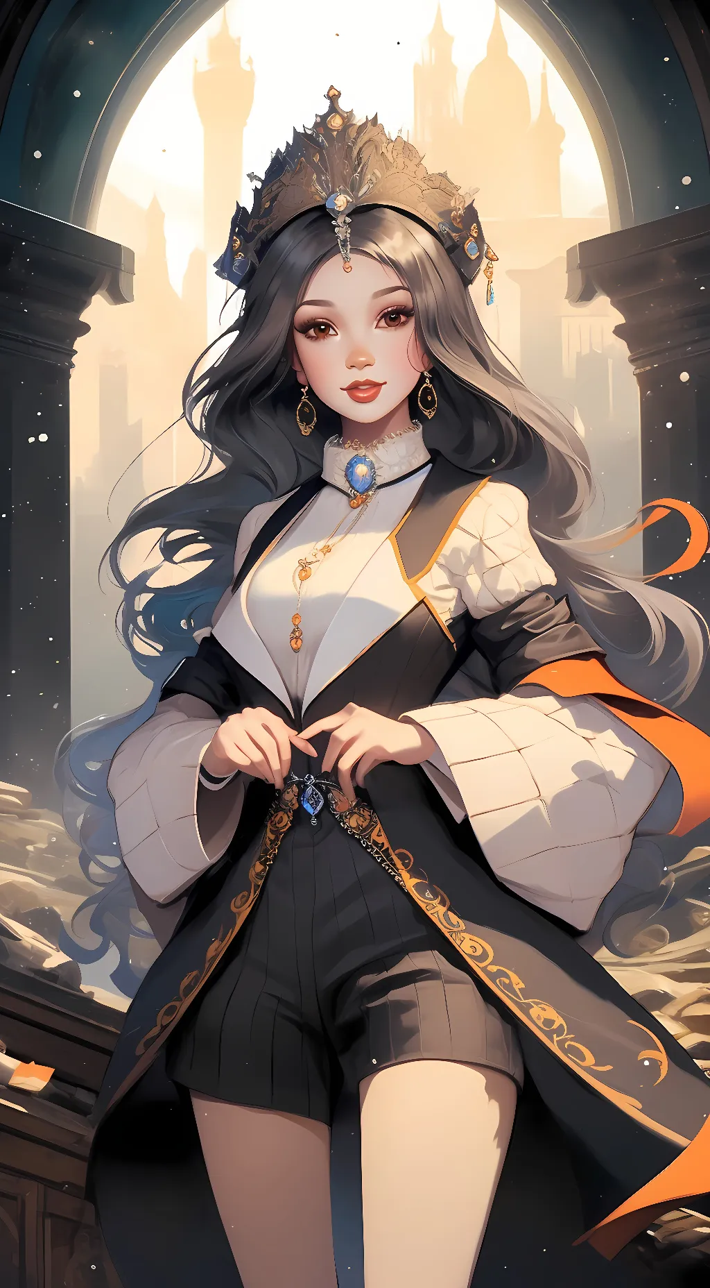 ai character: Cardi b background