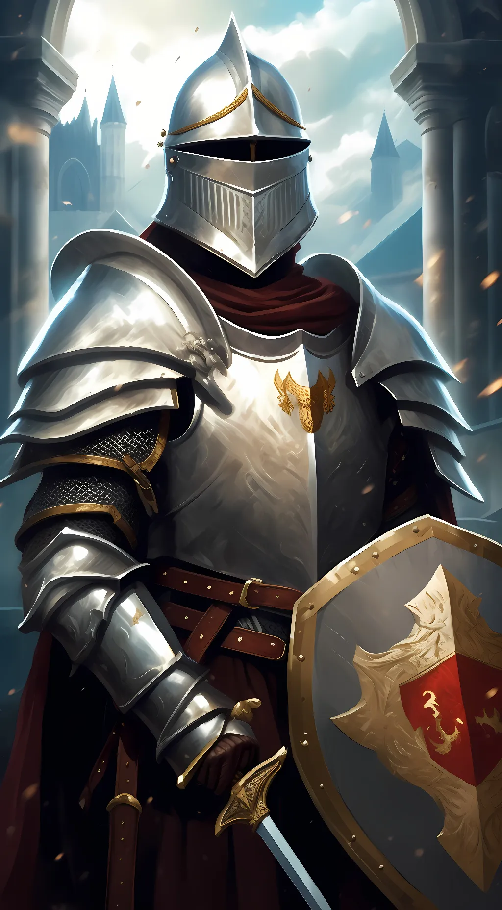 ai character: Holy knight (Fate) background