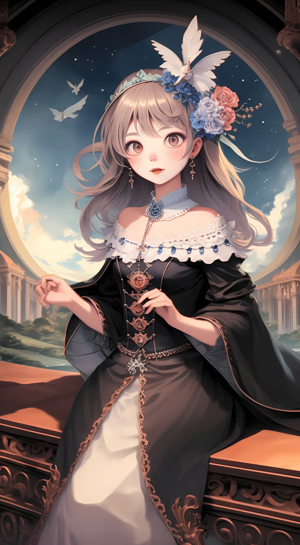 ai character: Sophia  background