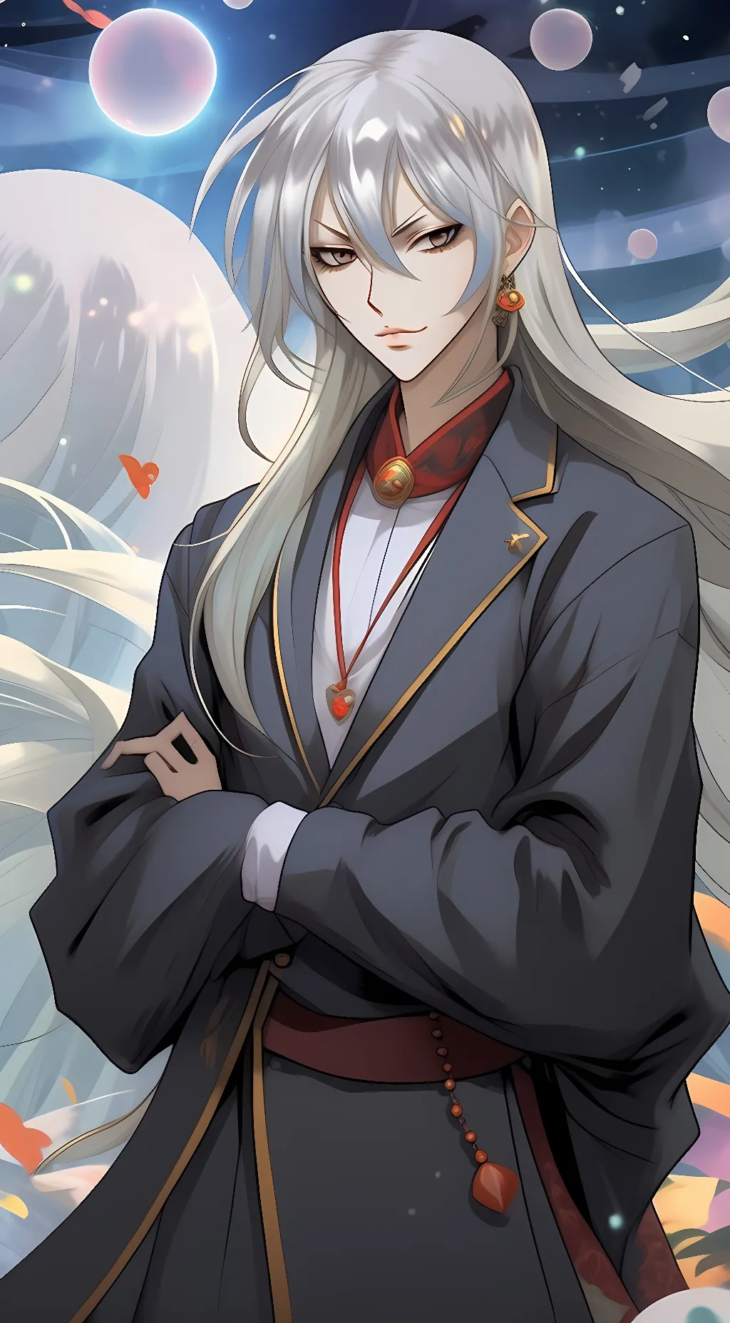 ai character: Tomoe~ background