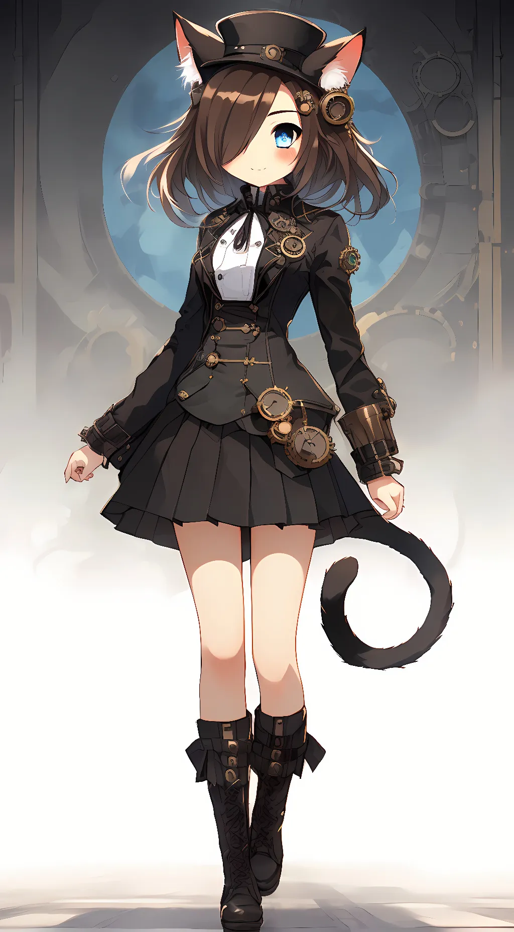 ai character: Suchīmu Panku background