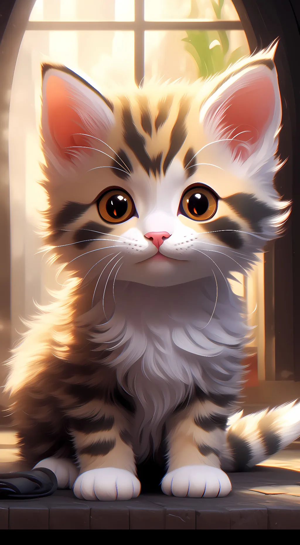ai character: Kitty background
