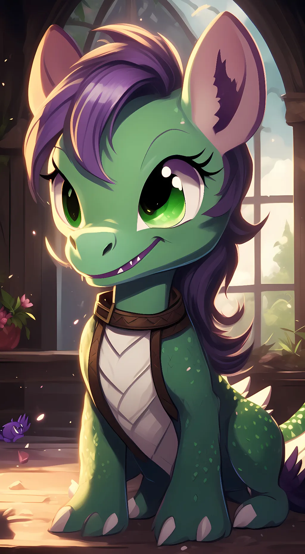 ai character: spike background