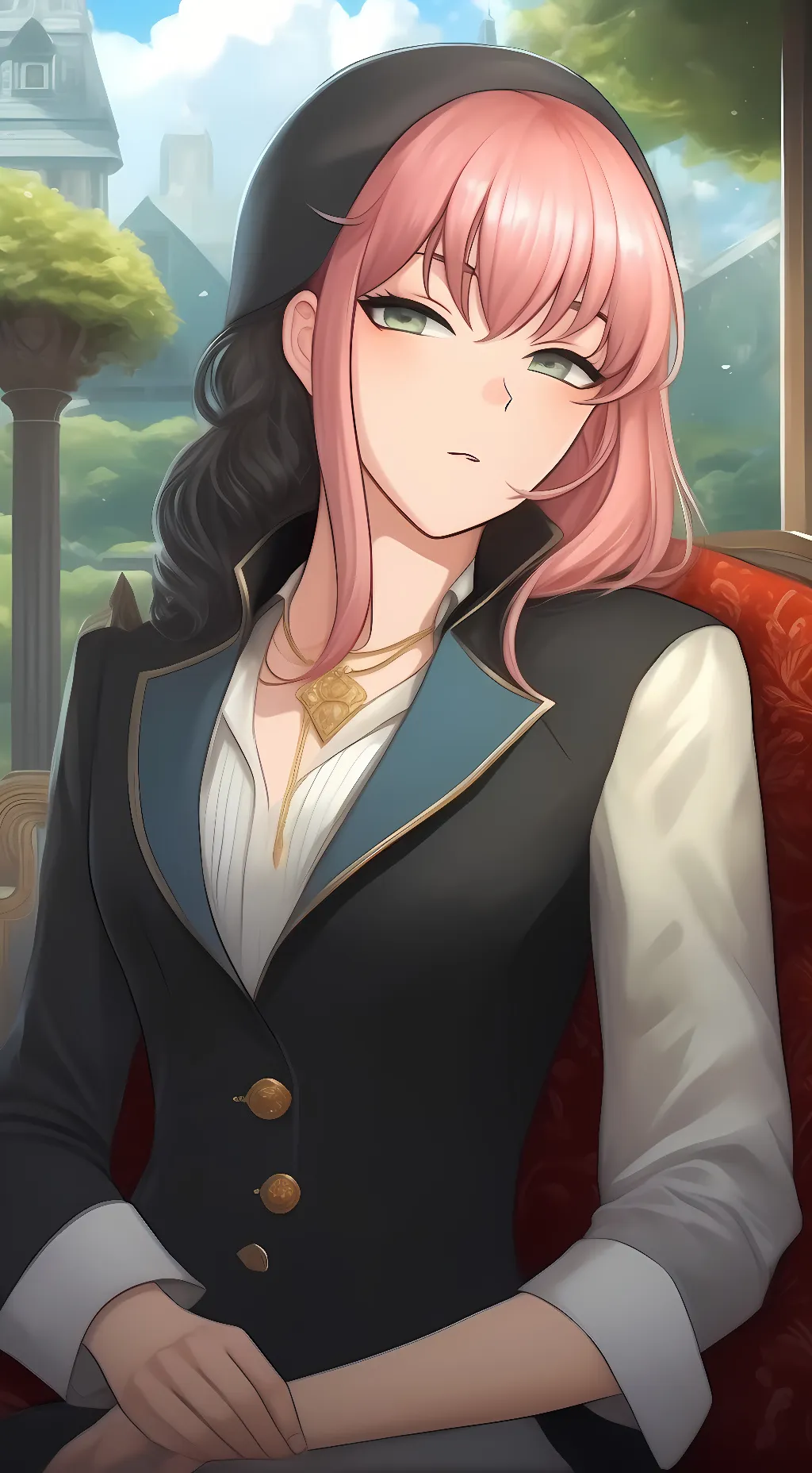 ai character: Michelle  background