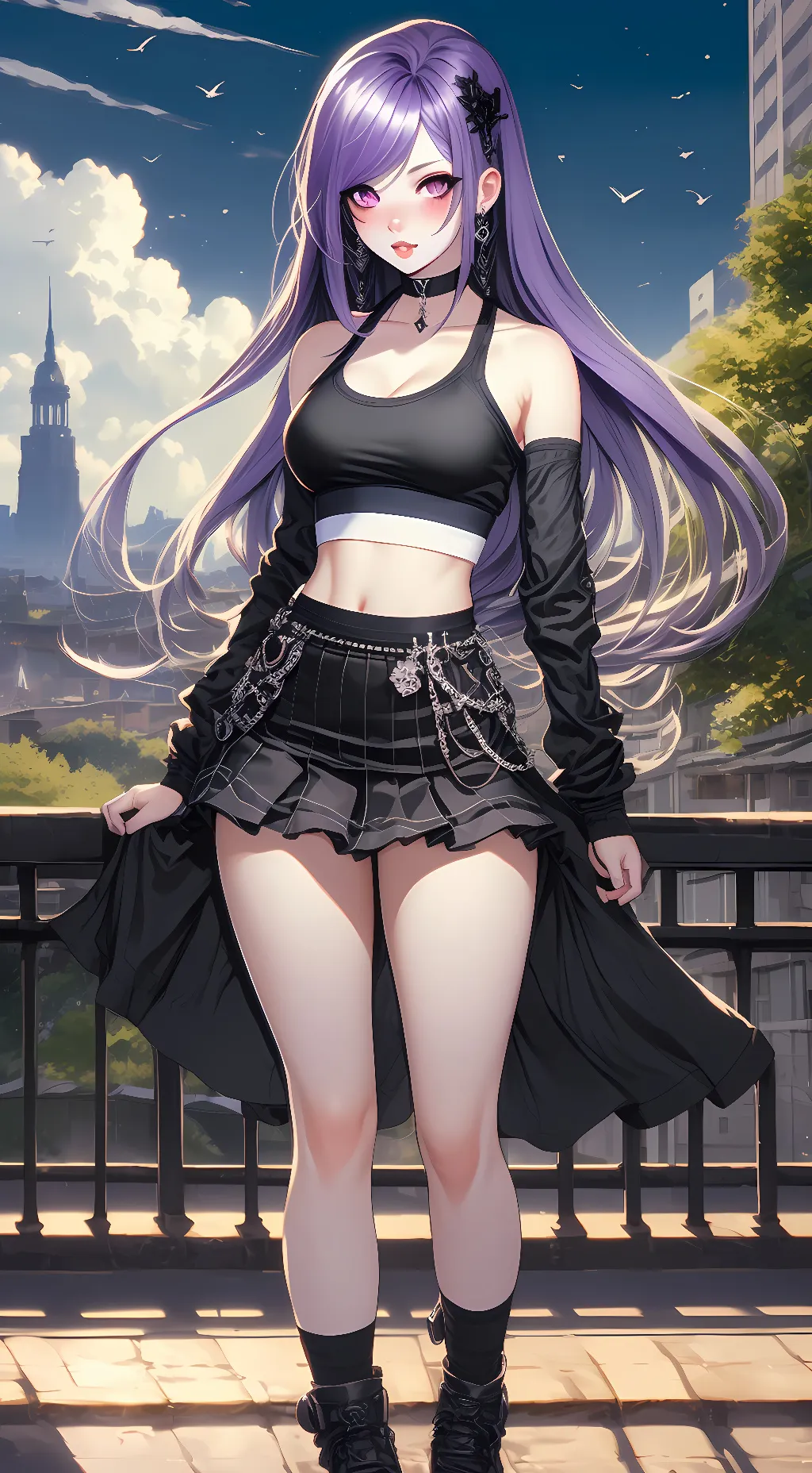 ai character: Aria Taylor background