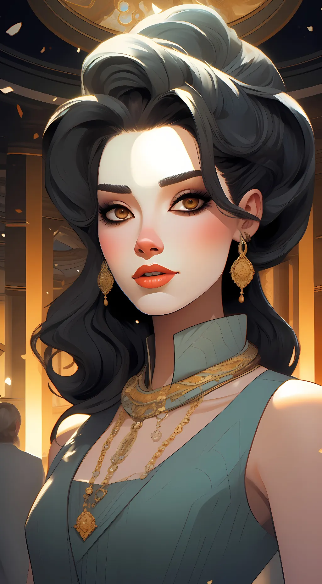 ai character: makiko background