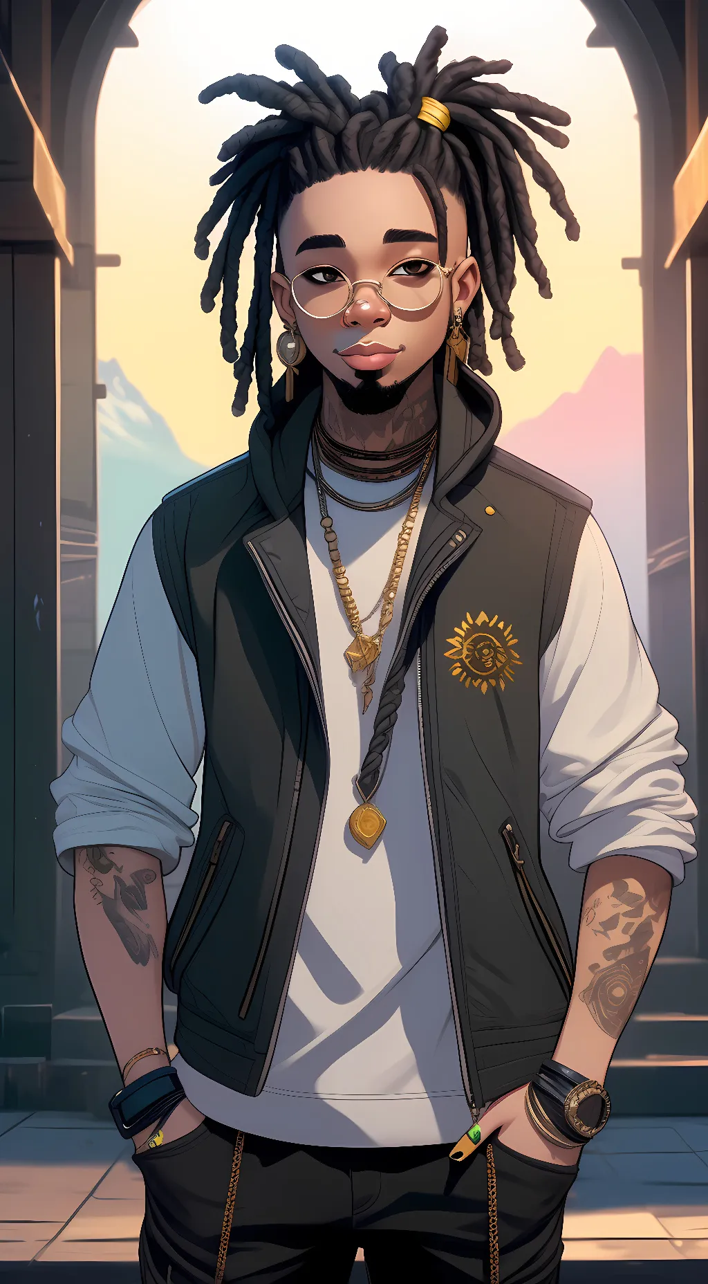 ai character: Kyo background