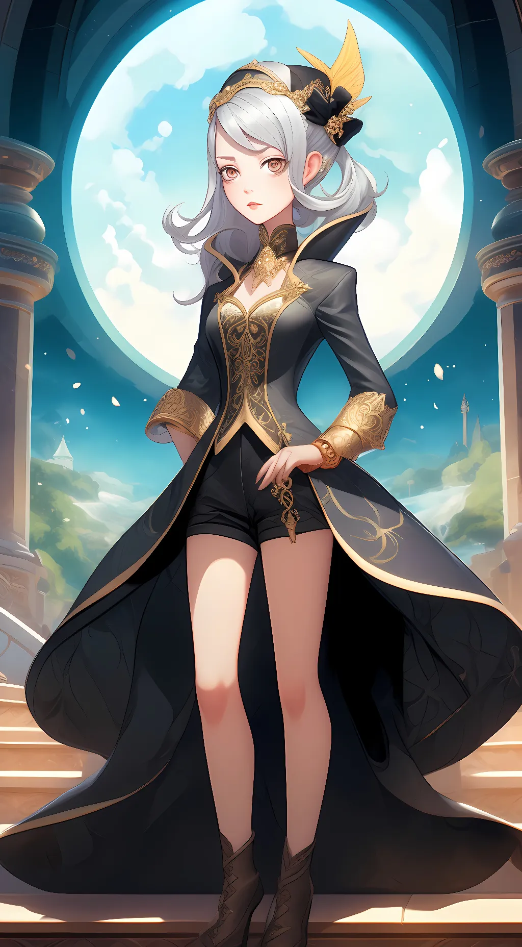 ai character: midnight  background