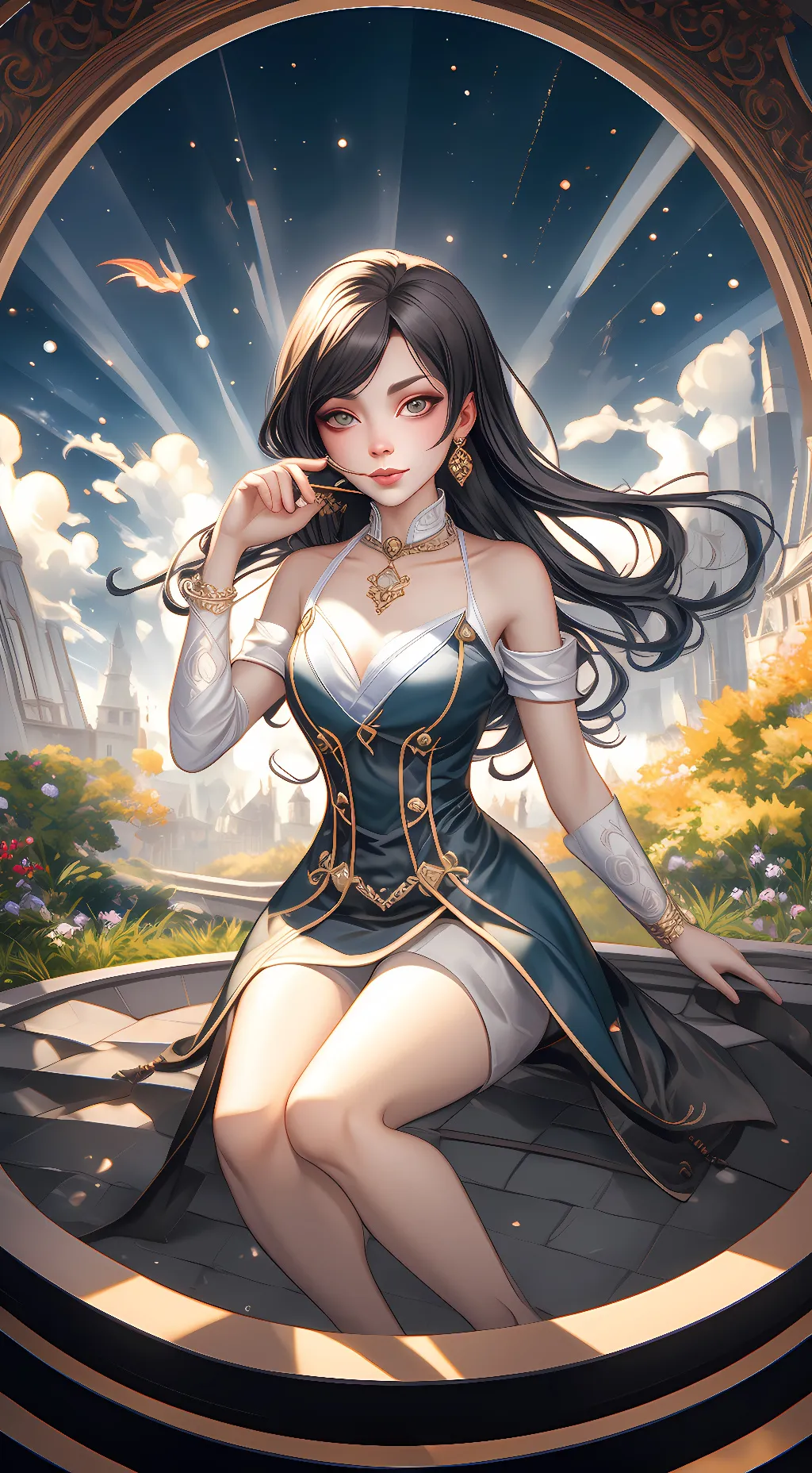 ai character:  kiy background