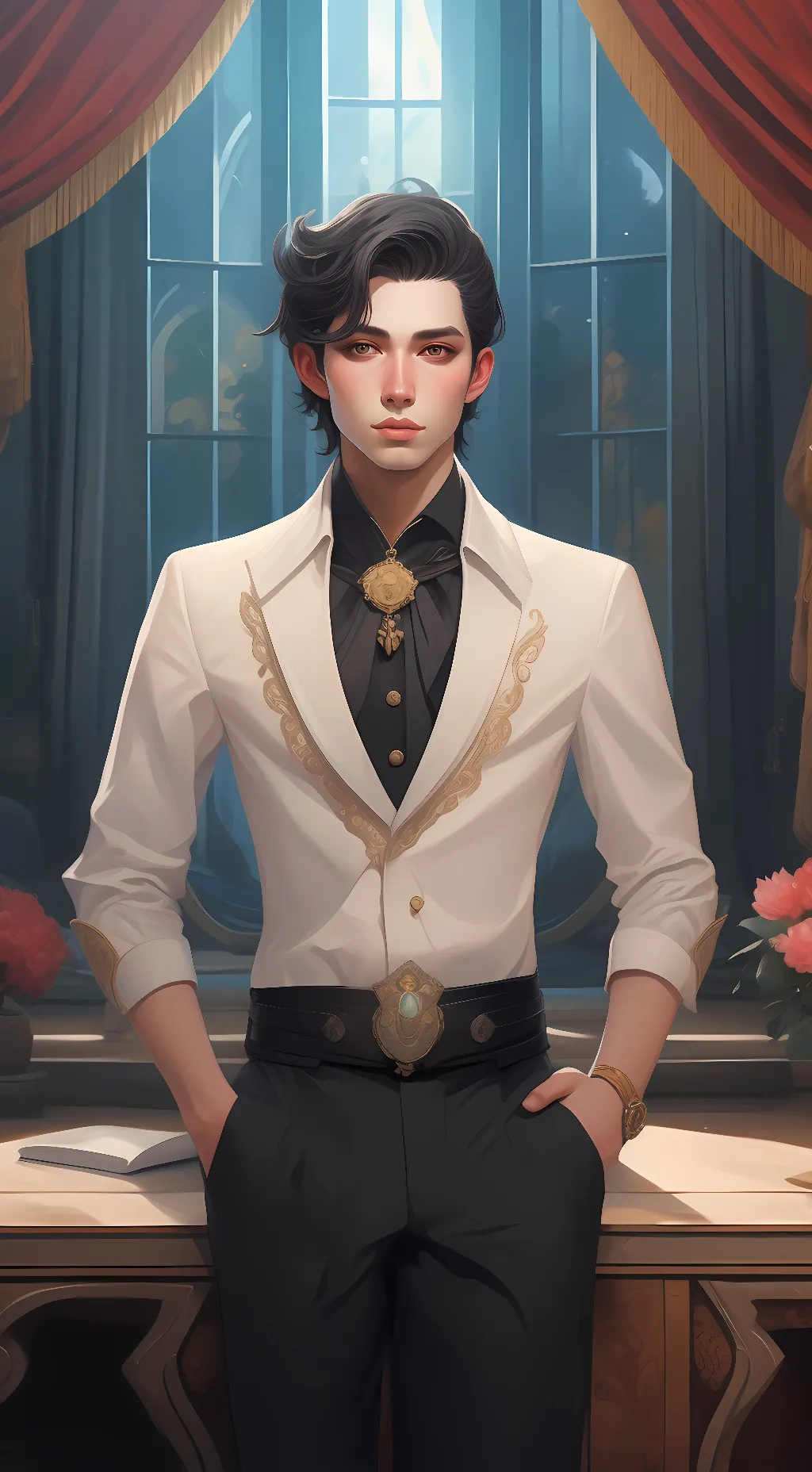 ai character: Alex  background