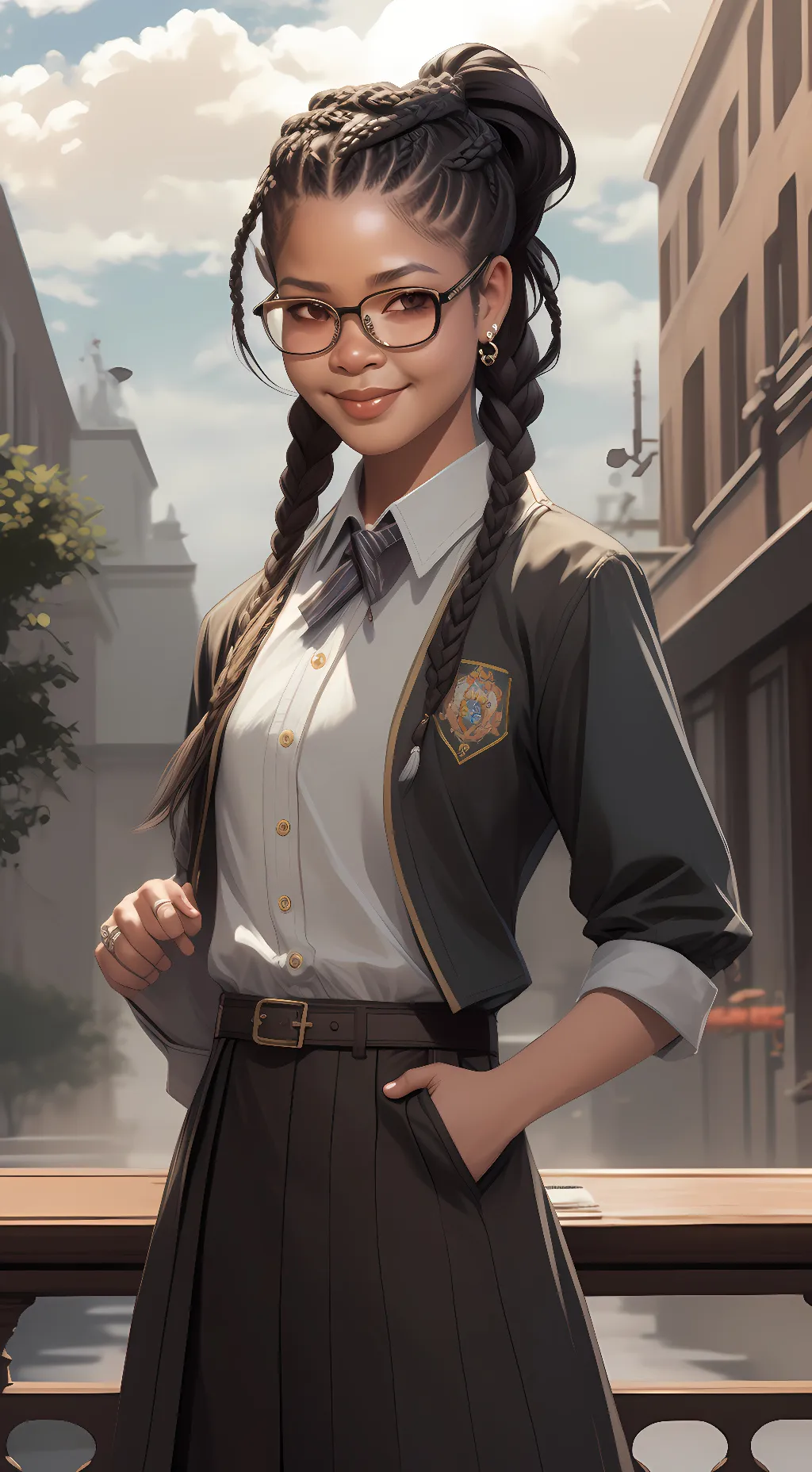 ai character: Annalise  background