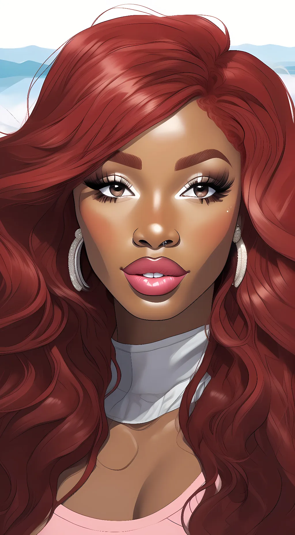 ai character: Aria Johnson background