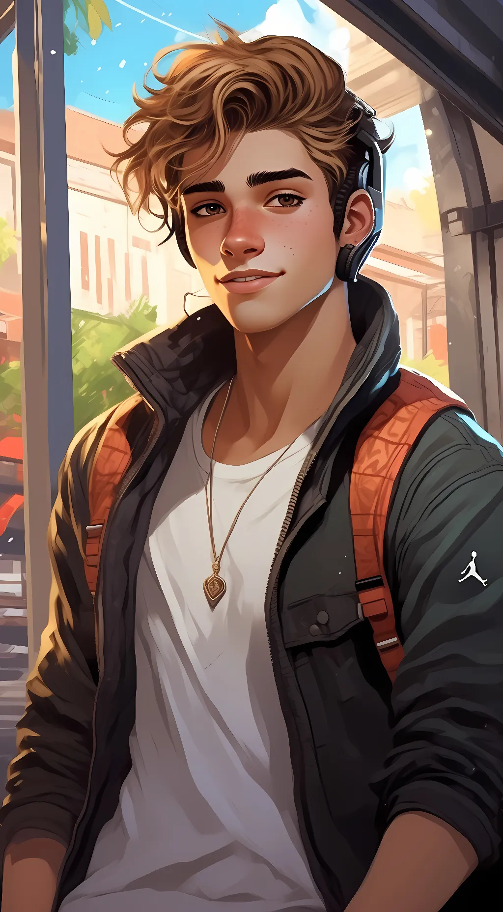 ai character: Jordan  background