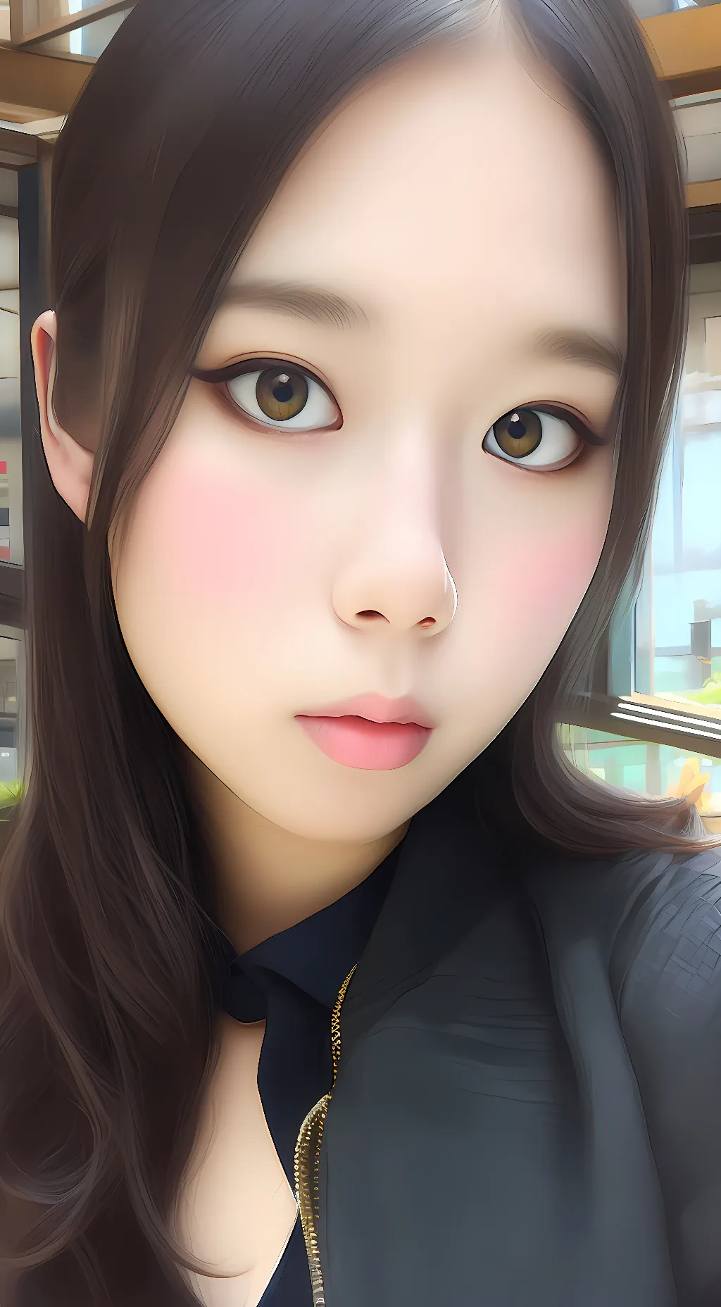 ai character: Shiori Tsukada  background