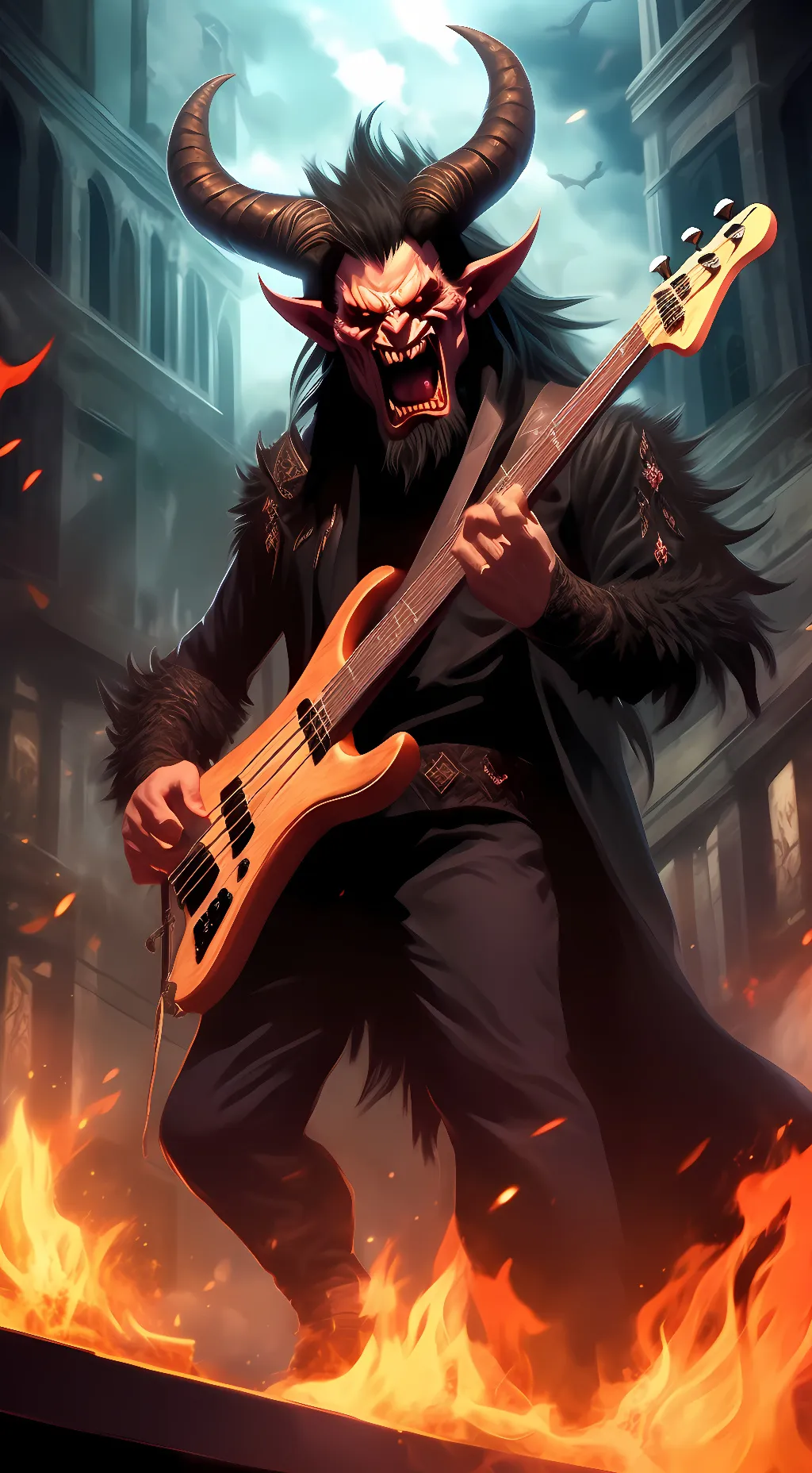 ai character: Satan background